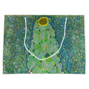 Gustav Klimt - Die Sonnenblume Große Geschenktüte