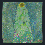 Gustav Klimt - Die Sonnenblume Halstuch<br><div class="desc">Sonnenblume - Gustav Klimt, Öl auf Leinwand, 1907</div>