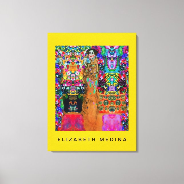 Gustav Klimt & Elizabeth ~ 32X24 1,5 toile épaisse (Recto)