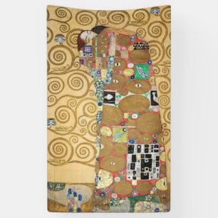 Gustav Klimt - Erfüllung, Stoclet-Fries Banner
