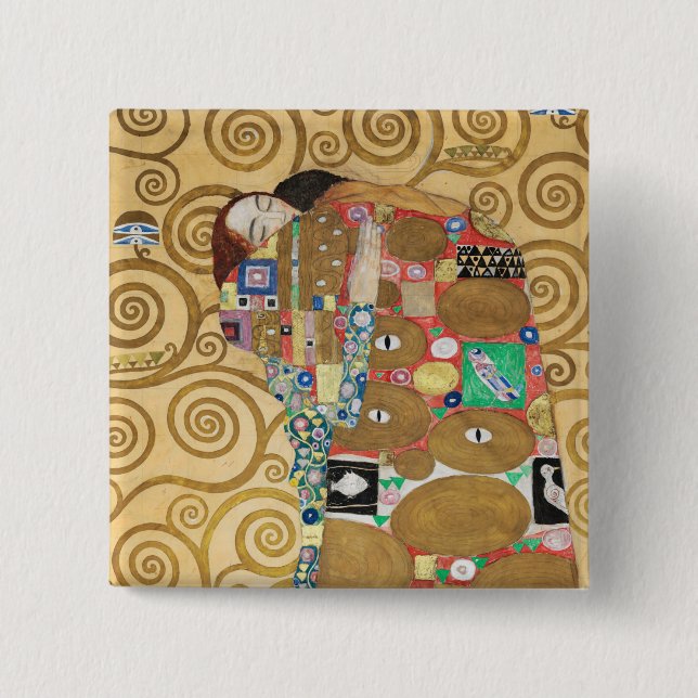 Gustav Klimt - Erfüllung, Stoclet-Fries Button (Vorderseite)