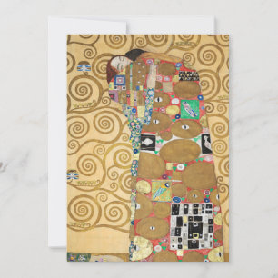 Gustav Klimt - Erfüllung, Stoclet-Fries Dankeskarte
