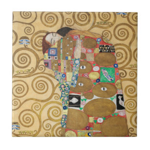 Gustav Klimt - Erfüllung, Stoclet-Fries Fliese