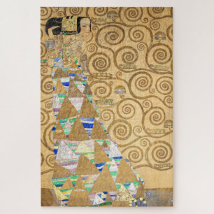 Gustav Klimt - Erwartung, Stoclet Frieze