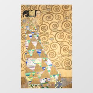 Gustav Klimt - Erwartung, Stoclet Frieze Fensteraufkleber