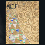 Gustav Klimt - Erwartung, Stoclet Frieze Fleecedecke<br><div class="desc">The Tree of Life,  Stoclet Frieze,  Expectation - Gustav Klimt,  Pappe,  1909</div>