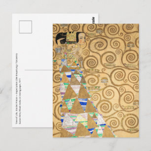 Gustav Klimt - Erwartung, Stoclet Frieze Postkarte