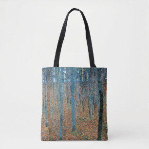 Gustav Klimt Fir Forest Tannenwald Rote Bäume Tasche