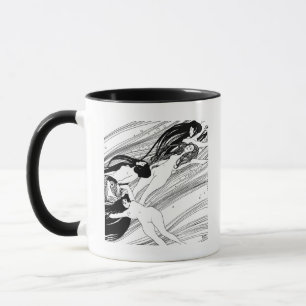 Gustav Klimt - Fisch Blut Surrealistische Japanisc Tasse