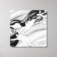 Gustav Klimt - Fischblut Surreal Japanische Kunst