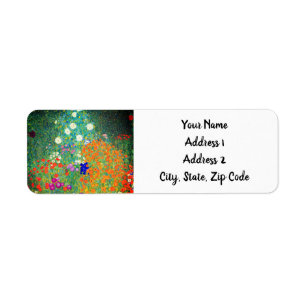 Gustav Klimt Flower Garden