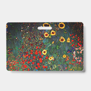 Gustav Klimt Flower Garden Ausweis