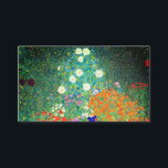 Gustav Klimt Flower Garden Begleitkarte<br><div class="desc">Umschließungskarten mit Gustav Klimts Ölgemälde Blumengarten (1906). Ein schöner Garten mit lila,  roten,  weißen,  blauen und orangefarbenen Blume. Ein großartiges Geschenk für Jugendliche und österreichische Kunstliebhaber.</div>