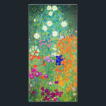 Gustav Klimt Flower Garden Card<br><div class="desc">Karte mit Gustav Klimts Ölgemälde Blumengarten (1906). Ein schöner Garten mit lila,  roten,  weißen,  blauen und orangefarbenen Blume. Ein großartiges Geschenk für Jugendliche und österreichische Kunstliebhaber.</div>