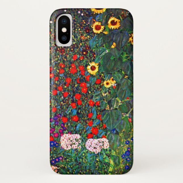 Gustav Klimt Flower Garden Case-Mate iPhone Hülle (Rückseite)