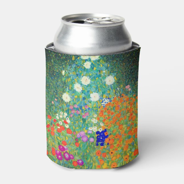 Gustav Klimt Flower Garden Dosenkühler (Kanne Vorderseite)