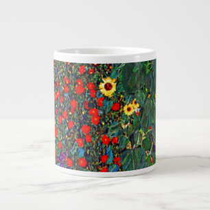 Gustav Klimt Flower Garden Jumbo-Tasse