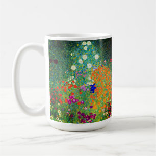 Gustav Klimt Flower Garden Kaffeetasse