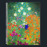 Gustav Klimt Flower Garden Notizbuch<br><div class="desc">Notebook mit dem Ölgemälde von Gustav Klimt (1906). Ein schöner Garten mit lila, roten, weißen, blauen und orangefarbenen Blume. Ein großartiges Geschenk für Jugendliche und österreichische Kunstliebhaber.</div>