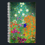 Gustav Klimt Flower Garden Notizbuch<br><div class="desc">Notebook mit dem Ölgemälde von Gustav Klimt (1906). Ein schöner Garten mit lila, roten, weißen, blauen und orangefarbenen Blume. Ein großartiges Geschenk für Jugendliche und österreichische Kunstliebhaber.</div>