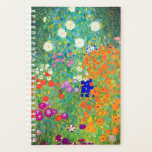 Gustav Klimt Flower Garden Planer<br><div class="desc">Planer mit Gustav Klimts Ölgemälde Blumengarten (1906). Ein schöner Garten mit lila, roten, weißen, blauen und orangefarbenen Blume. Ein großartiges Geschenk für Jugendliche und österreichische Kunstliebhaber.</div>