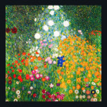 Gustav Klimt Flower Garden Poster<br><div class="desc">Das Poster von Gustav Klimt Flower Garden. Ölmalerei auf Leinwand aus dem Jahr 1907. Der Blumengarten, der während seiner goldenen Phase fertig gestellt wurde, ist eines der bekanntesten Landschaftsgemälde Klimts. Die Sommerfarben brachen in diesem Werk mit einer wunderschönen Mischung aus orangefarbenen, roten, lila, blauen, rosa und weißen Blüten aus. Ein...</div>
