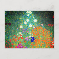 Gustav Klimt Flower Garden