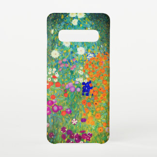 Gustav Klimt Flower Garden Samsung Galaxy S10 Hülle