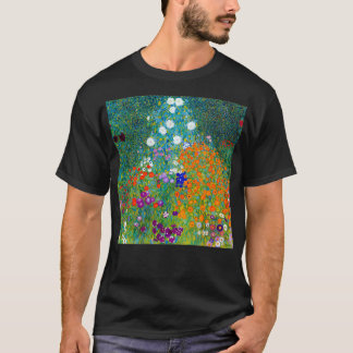 Gustav Klimt Flower Garden T-Shirt