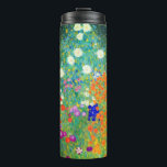 Gustav Klimt Flower Garden Thermosbecher<br><div class="desc">Thermal Tumbler mit Gustav Klimts Ölgemälde Blumengarten (1906). Ein schöner Garten mit lila, roten, weißen, blauen und orangefarbenen Blume. Ein großartiges Geschenk für Jugendliche und österreichische Kunstliebhaber.</div>
