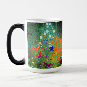 Gustav Klimt Flower Garden Verwandlungstasse