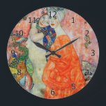 Gustav Klimt - Frauenfreunde Große Wanduhr<br><div class="desc">Freundinnen - Gustav Klimt,  Öl auf Leinwand,  1916-17 (1945 zerstört)</div>