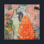Gustav Klimt - Frauenfreunde Magnet<br><div class="desc">Freundinnen - Gustav Klimt,  Öl auf Leinwand,  1916-17 (1945 zerstört)</div>