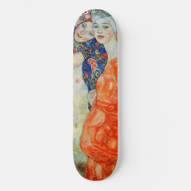 Gustav Klimt - Frauenfreunde Skateboard (Vorderseite)