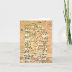 Gustav Klimt Frieze Tree of Life Note Card Karte