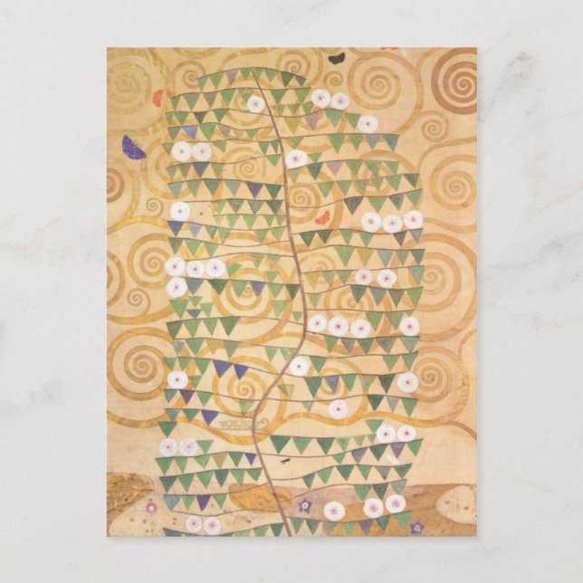 Gustav Klimt Frieze Tree of Life Postcard Postkarte (Vorderseite)