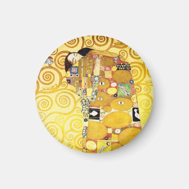 Gustav Klimt Fulfillment Fulfillment Falknerei Magnet (Vorne)
