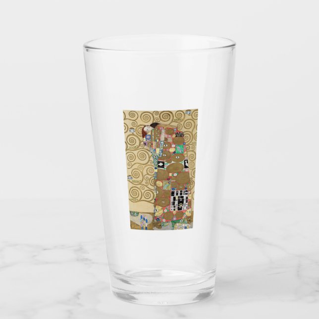 Gustav Klimt Fulfillment Glas (Vorderseite)