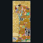 Gustav Klimt Fulfillment Nouveau Couple Menükarte<br><div class="desc">Gustav Klimt,  Fulfilment 1910-1911 Jugendstil-Paar mit Klimts charakteristischem,  wirbelndes Design und schöner Goldmalerei.</div>