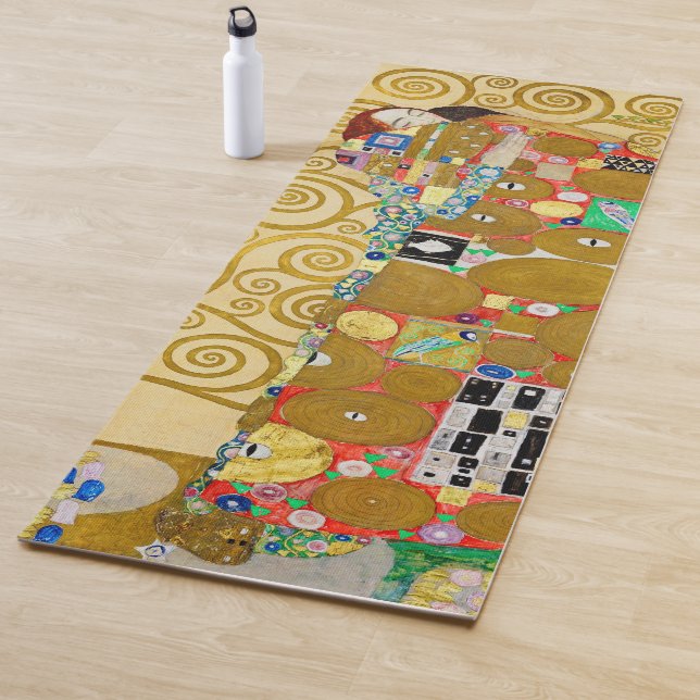 Gustav Klimt Fulfillment Nouveau Couple Yogamatte (Beispiel)