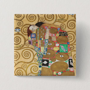 Gustav Klimt - Fulfillment, Stoclet Frieze Button