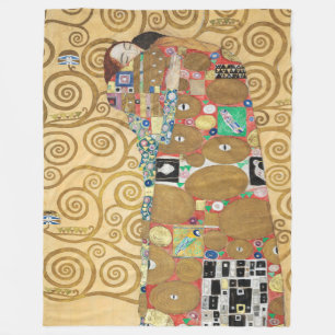 Gustav Klimt - Fulfillment, Stoclet Frieze Fleecedecke