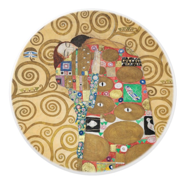 Gustav Klimt - Fulfillment, Stoclet Frieze Keramikknauf (Vorderseite)