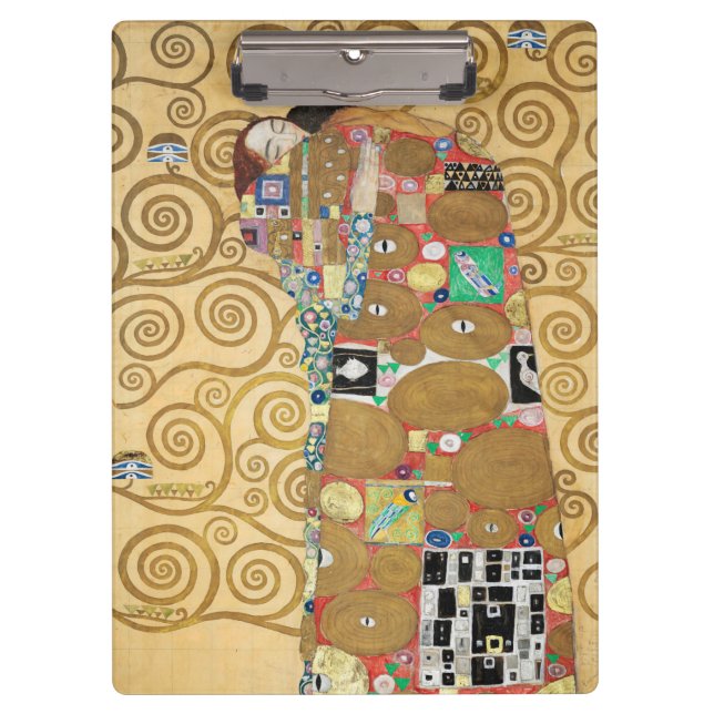 Gustav Klimt - Fulfillment, Stoclet Frieze Klemmbrett (Vorderseite)