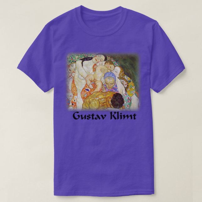 Gustav Klimt Fulfillment T-Shirt (Design vorne)