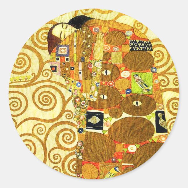 Gustav Klimt Fulfilment Stickers (Vorderseite)
