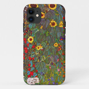 Gustav Klimt Garten mit Sonnenblumen iPhone 5 Hüll title_seo2