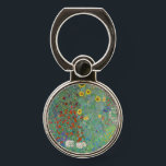 Gustav Klimt - Garten mit Sonnenblumen Telefonring Ständer<br><div class="desc">Garten mit Sonnenblumen / Bauerngarten mit Sonnenblumen - Gustav Klimt in 1905-1906</div>