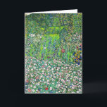 Gustav Klimt - Gartenbau und Bergbau Karte<br><div class="desc">Gartenlandschaft mit Hilltop - Gustav Klimt,  Öl auf Leinwand,  1916</div>