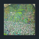 Gustav Klimt - Gartenbau und Bergbau Magnet<br><div class="desc">Gartenlandschaft mit Hilltop - Gustav Klimt,  Öl auf Leinwand,  1916</div>